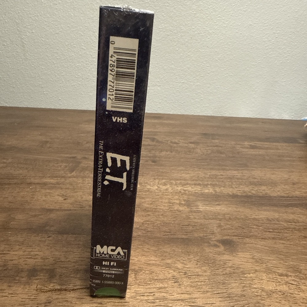 1988 ET The Extra Terrestrial VHS Tape Movie Green Flap FACTORY‎ SEALED - Picture 8 of 10